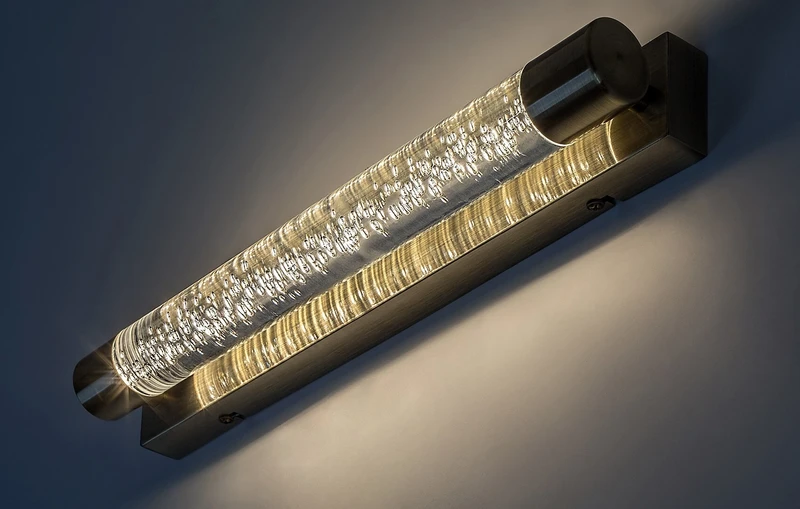 Abbey – LED аплик за баня в античен бронз, 400мм, 10W, 3000K, IP44