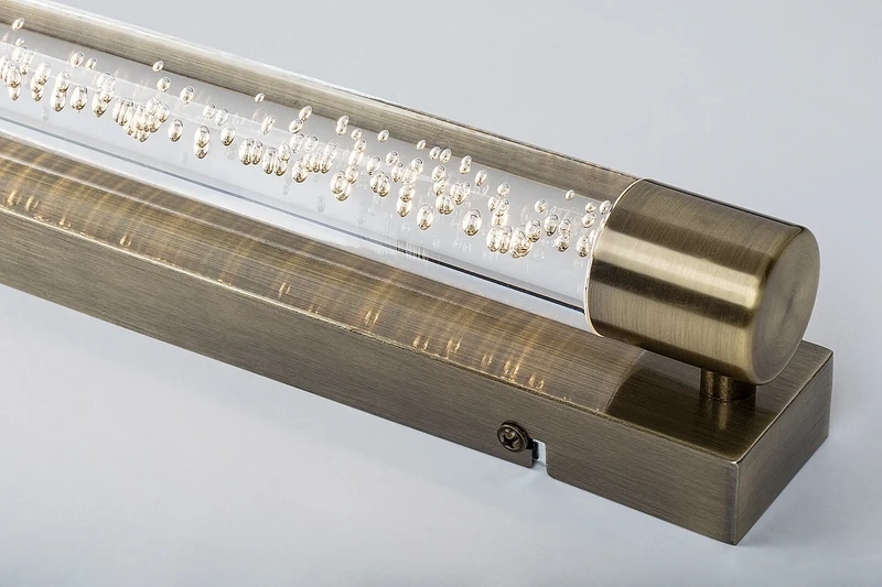 Abbey – LED аплик за баня в античен бронз, 400мм, 10W, 3000K, IP44