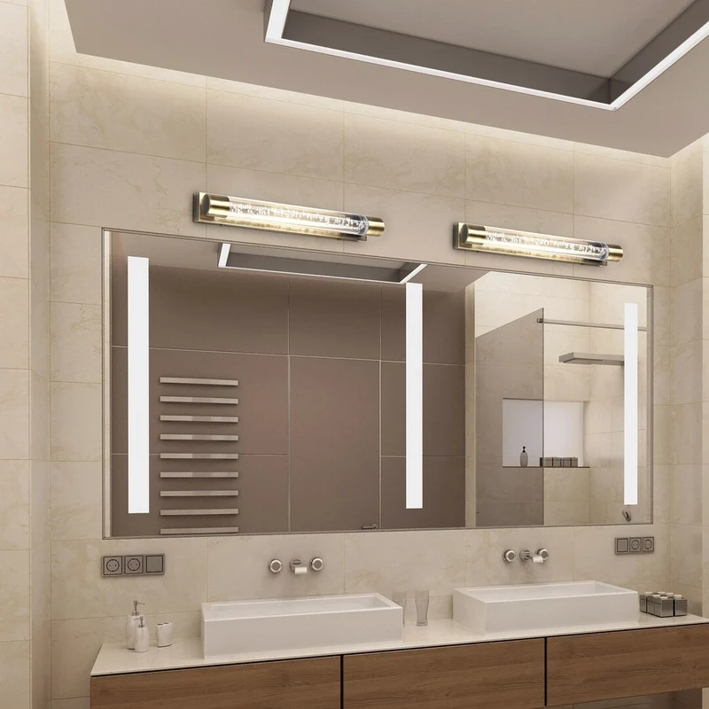 Abbey – LED аплик за баня в античен бронз, 400мм, 10W, 3000K, IP44