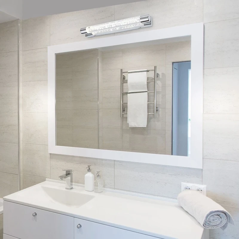 Abbey – LED аплик за баня в хром, 400мм, 10W, 4000K, IP44