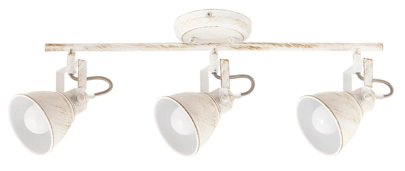 Спотове Vivienne – LED спот в антично бяло, 525мм, 3×E14, IP20