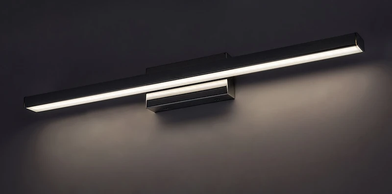 John – LED аплик за баня в хром с бял абажур, 627мм, 18W, 4000K, IP44