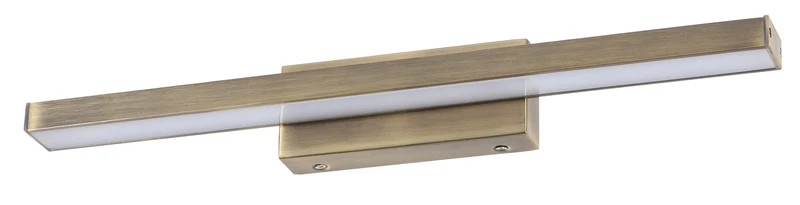 John – LED аплик за баня в бронз с бял абажур, 627мм, 18W, 4000K, IP44