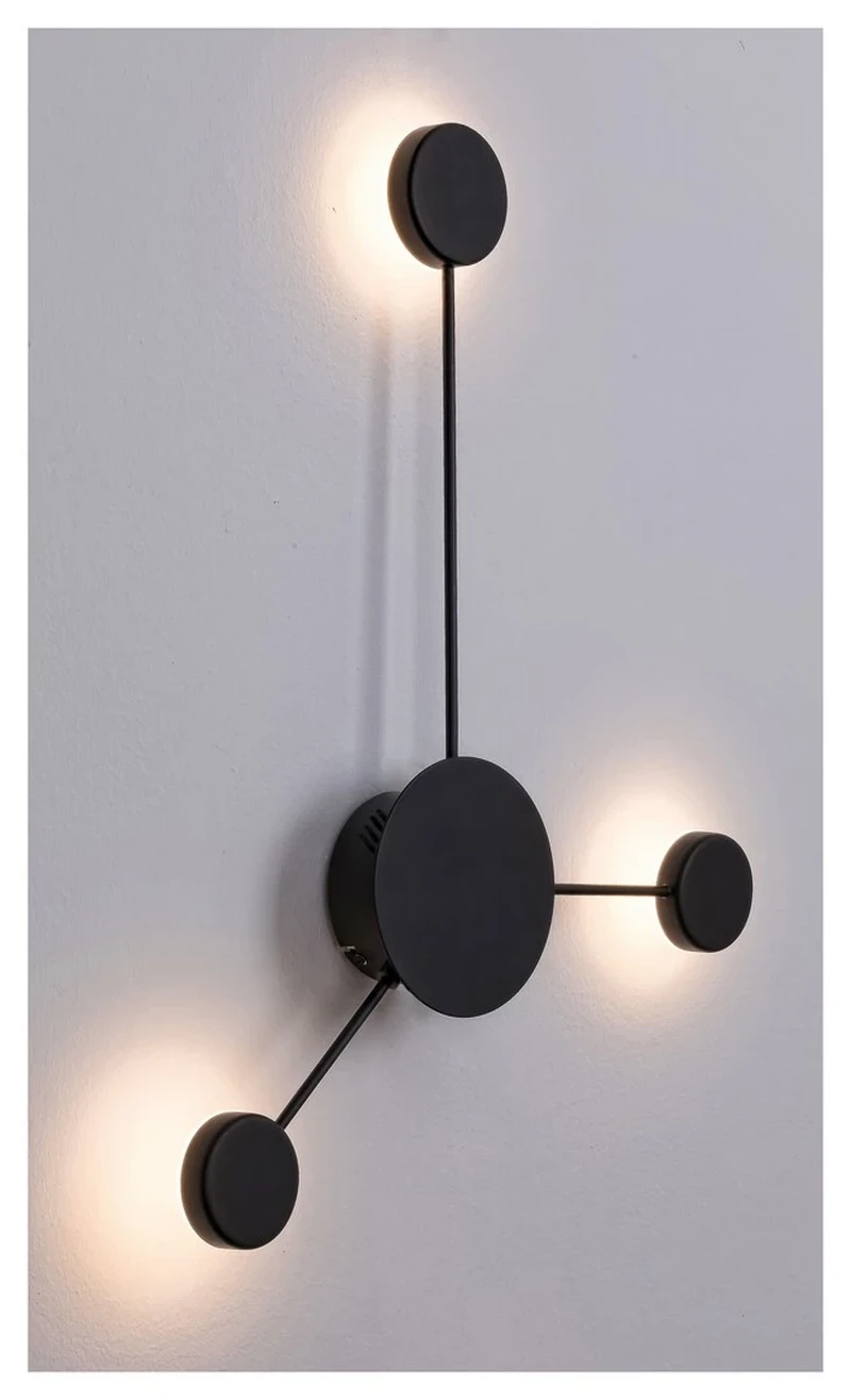 Amadeo – LED аплик в черен мат, 520×690мм, 10.5W, 4000K