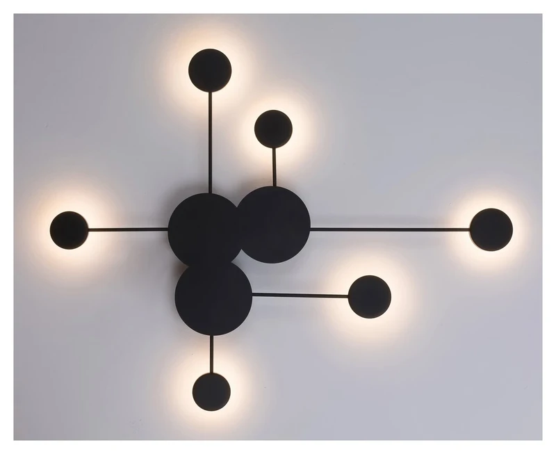 Amadeo – LED аплик в черно, 960×745мм, 21W, 4000K