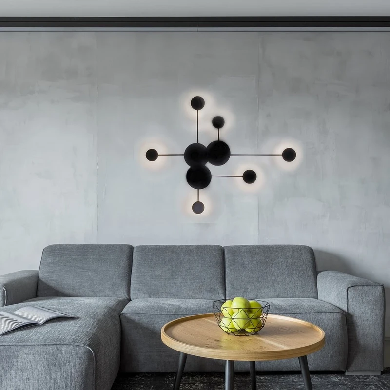 Amadeo – LED аплик в черно, 960×745мм, 21W, 4000K