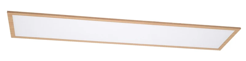 Almond – LED плафон в цвят бук с бял абажур, 295×1195мм, 40W, 4000K