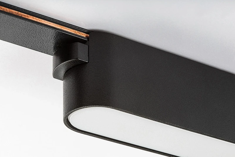 LiTrack Line07W – LED осветление за релсова система в черно/бяло, 330мм, 16W, 3000K