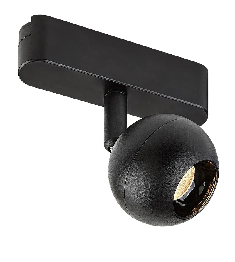 LiTrack Spot07W – LED спот за шинопровод в черно/бяло, Ø60мм, 5W, 3000K