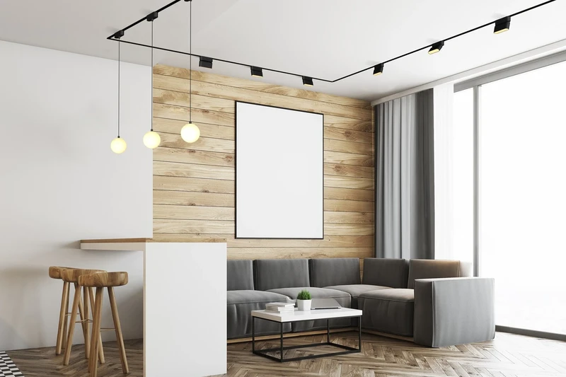 LiTrack Pend.01W – LED пендел за релсова система в черно с бяло стъкло, Ø100мм, 5W, 3000K
