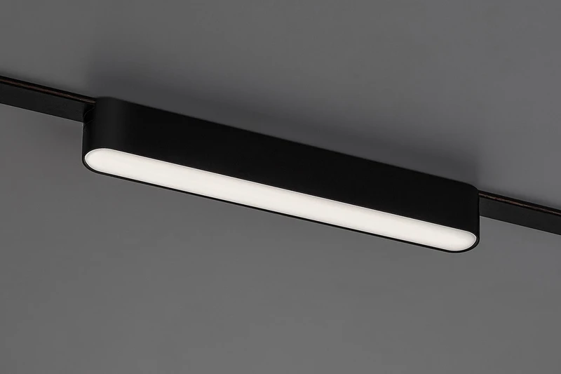 LiTrack Line05N – LED прожектор за релсова система в черно/бяло, 220мм, 12W, 4000K
