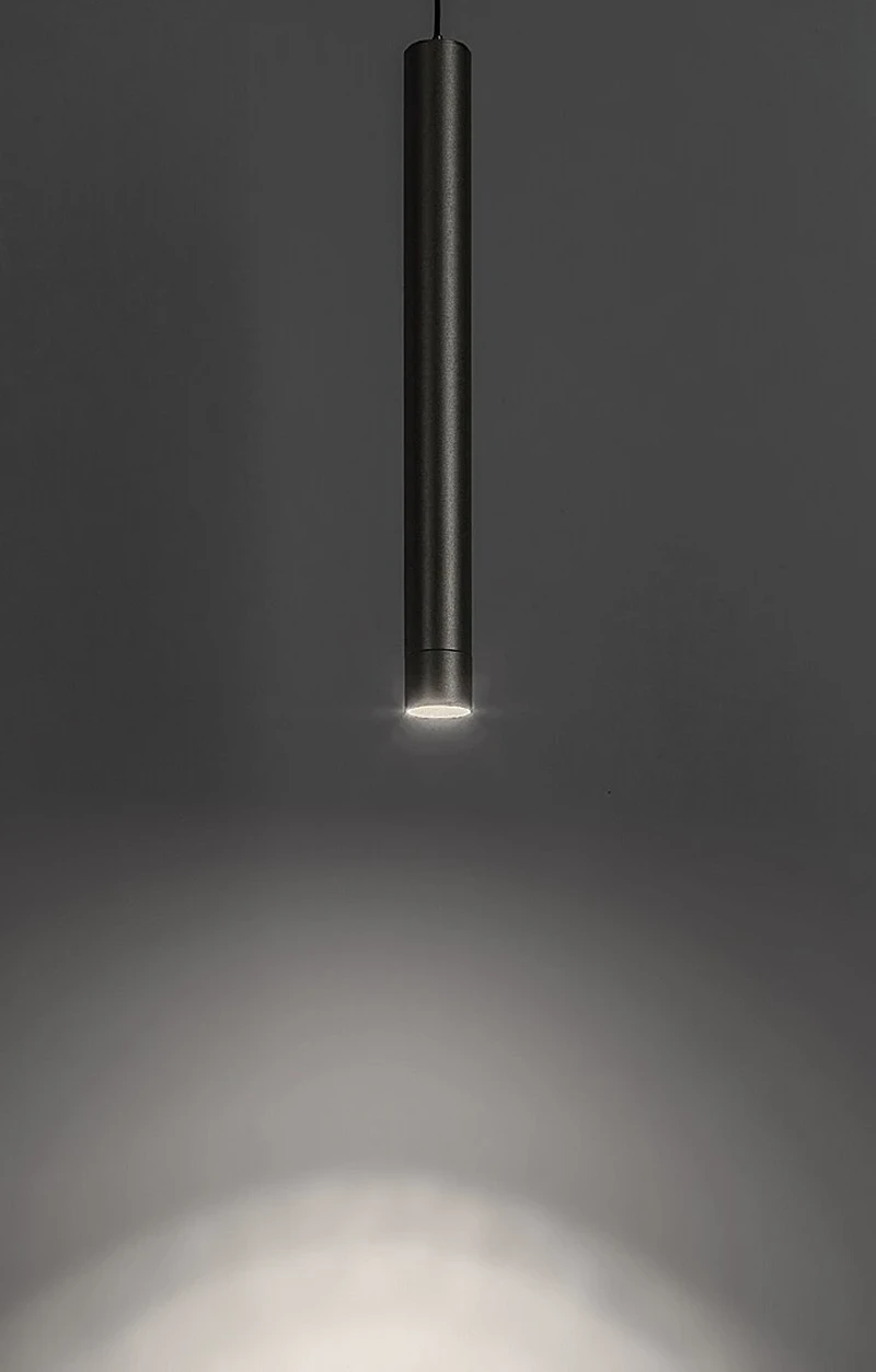 LiTrack Pend.05N – LED висящо осветление за релсова система в черно, Ø30мм, 5W, 4000K
