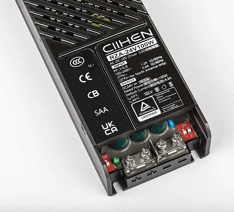 LiTrack Driv.100 – вграден драйвер за шинна система в черно, 100W, 230V