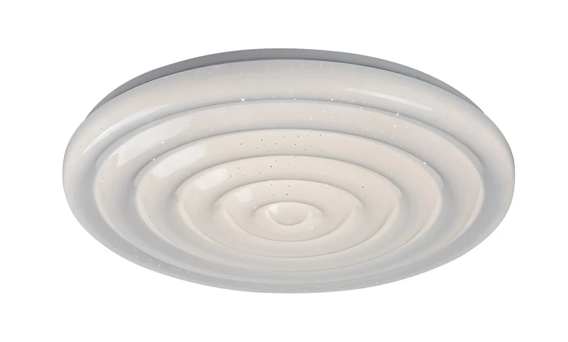 LED плафони Katina – LED плафон в бяло със звезден ефект, Ø380мм, 24W, 4000K
