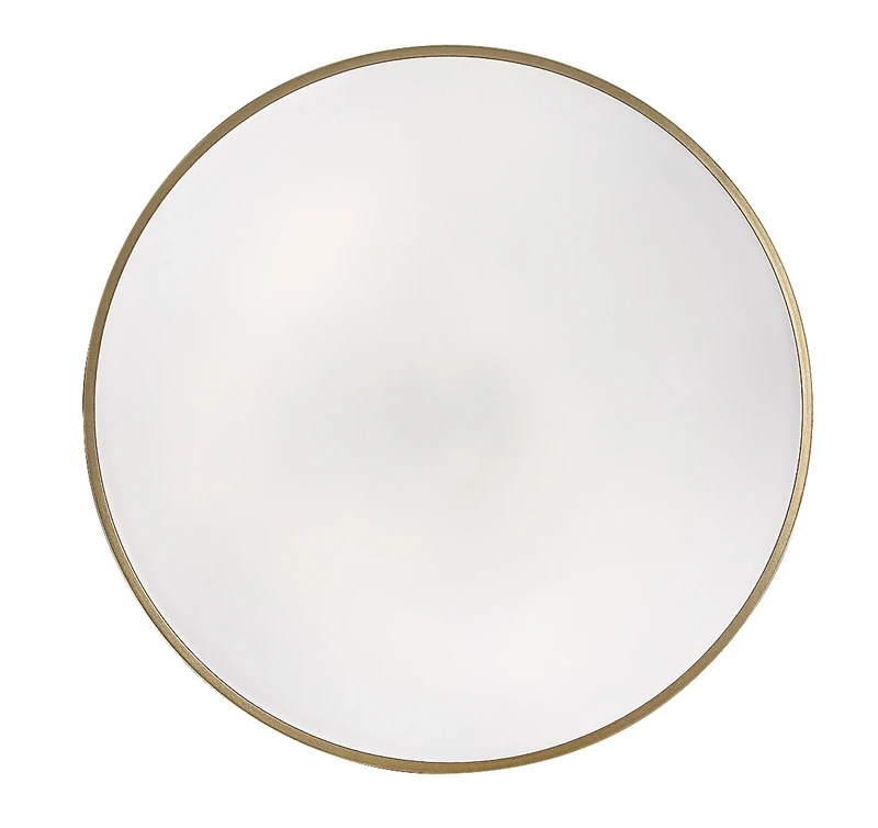 Tesia – LED плафон в златно с бял абажур, Ø600мм, 60W, 3000-6000K