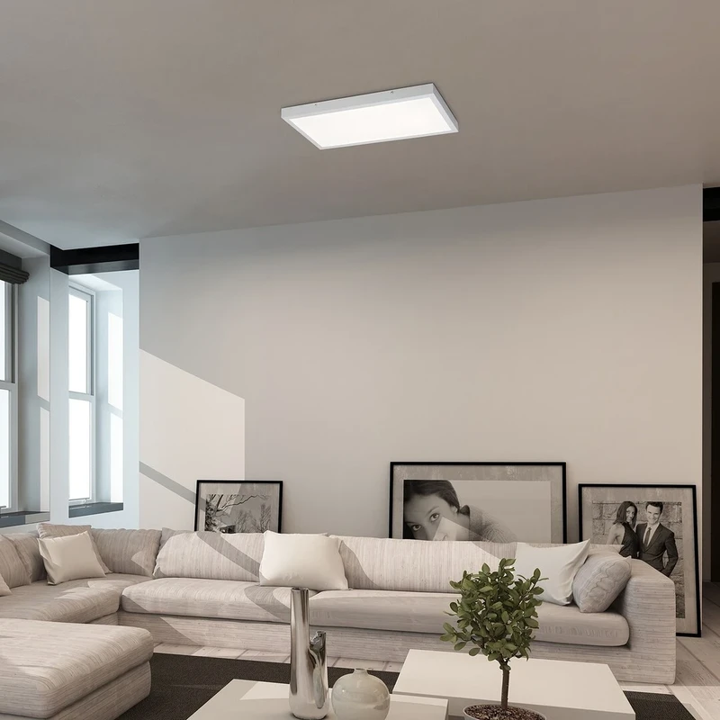 Damek2 – LED плафон в бяло, 1200×600мм, 80W, 4000K, 6150lm