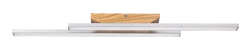 Tamur – LED плафон в бук/бяло, 800мм, 21W, 4000K