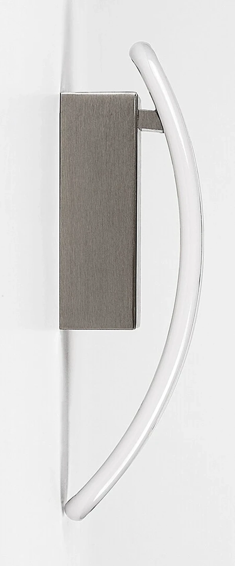 Jarnelle – LED аплик в сатиниран хром с бял абажур, 290мм, 12W, 3000K