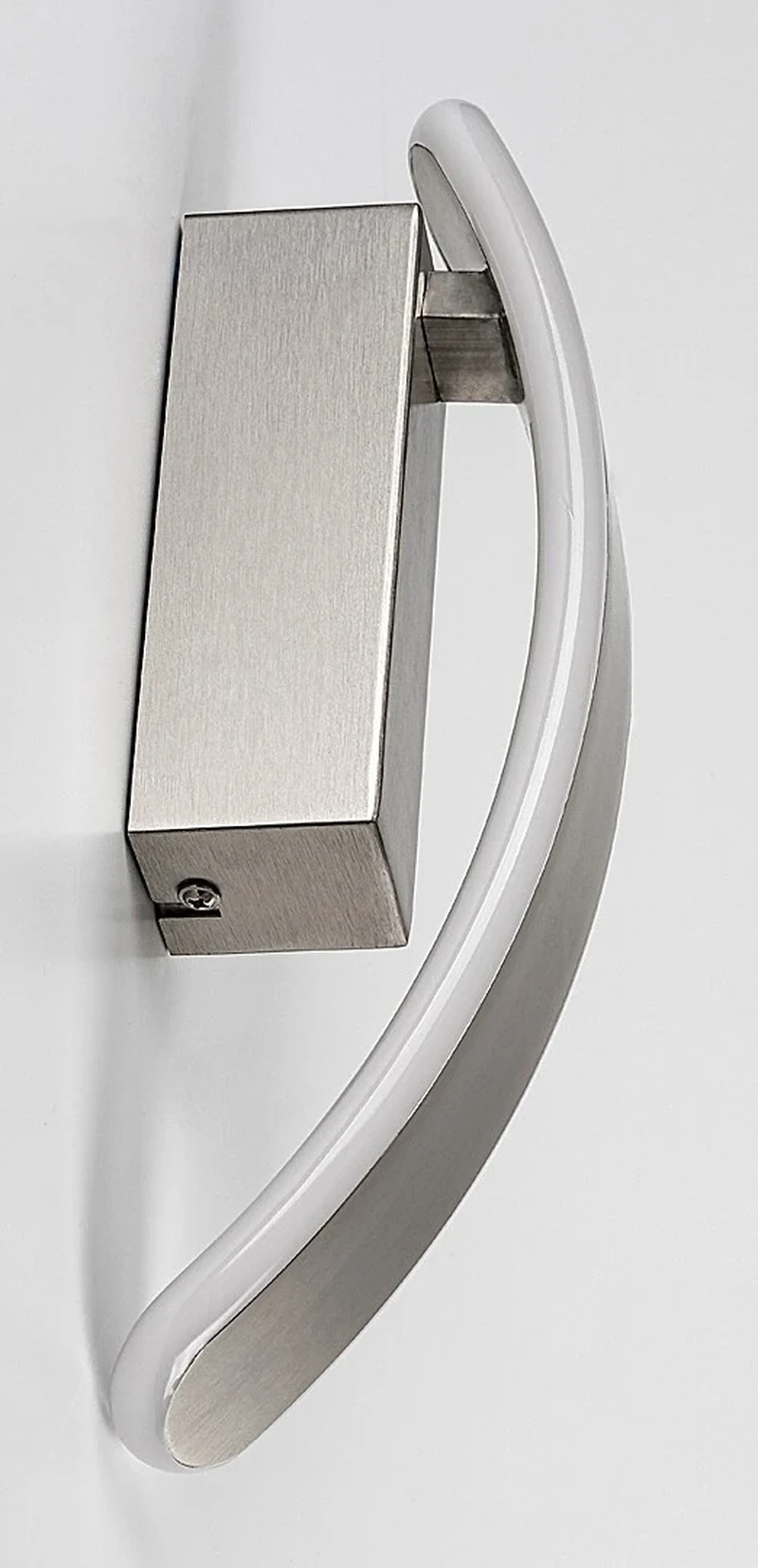 Jarnelle – LED аплик в сатиниран хром с бял абажур, 290мм, 12W, 3000K