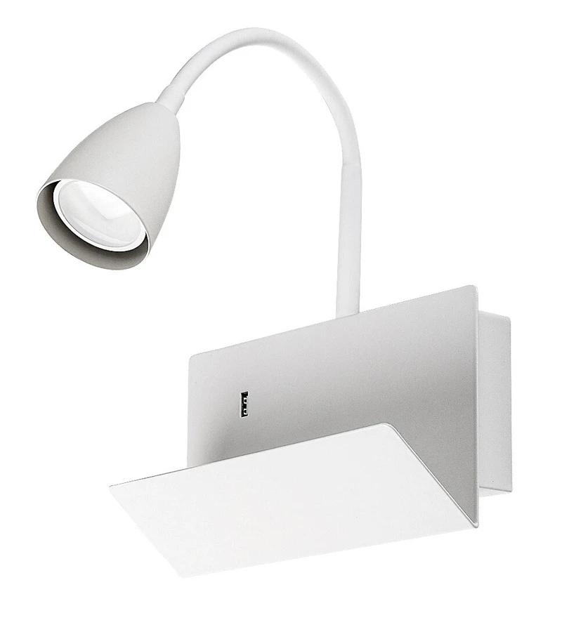 Tacito – LED аплик за стена в бяло, GU10, 290×230мм, IP20