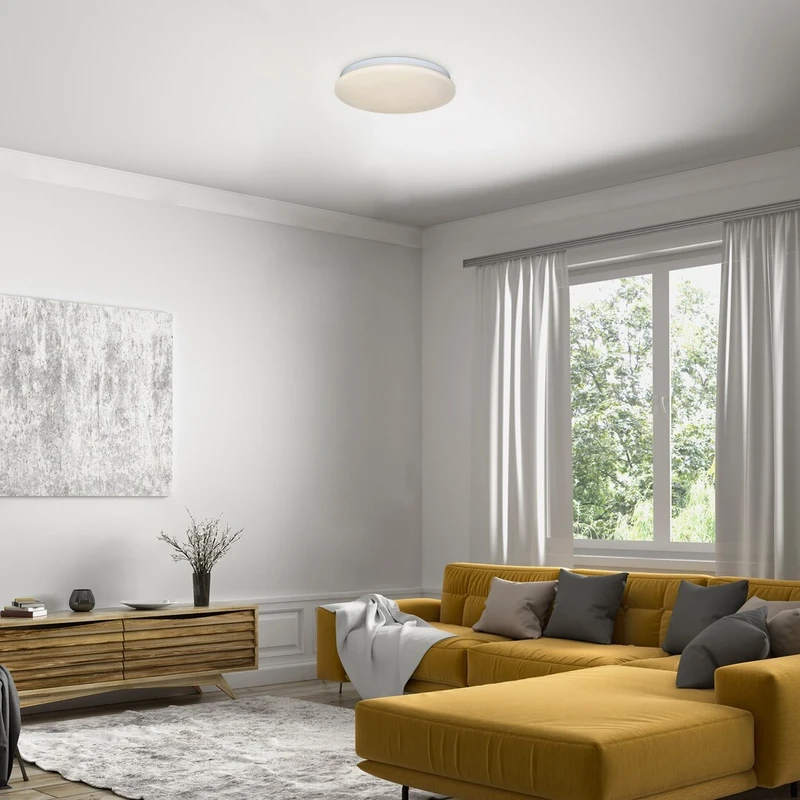 Vendel – LED плафон в бяло, Ø255мм, 12W, 3000K