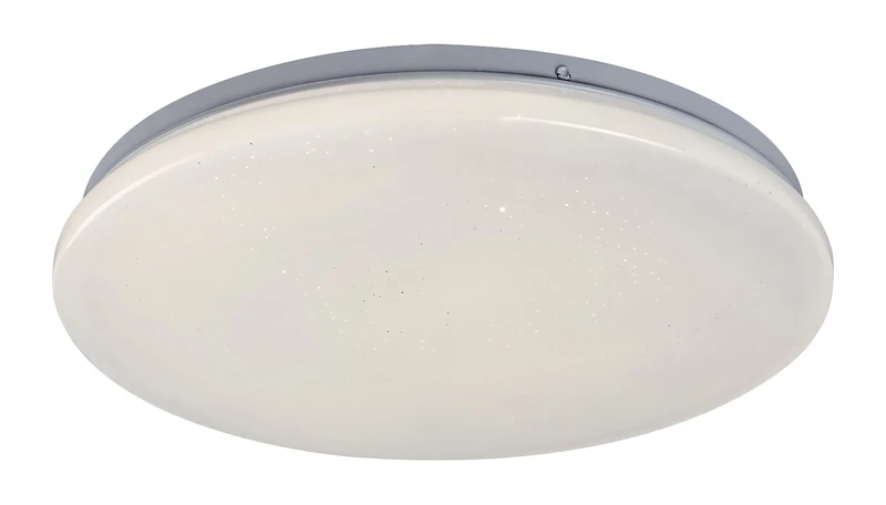 LED плафони Vendel – LED плафон в бяло със звезден ефект, Ø255мм, 12W, 4000K