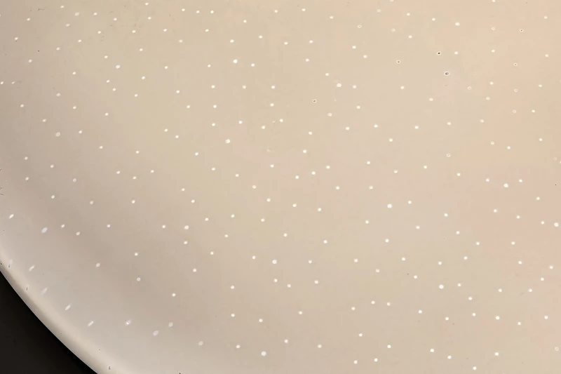 Vendel – LED плафон в бяло със звезден ефект, Ø255мм, 12W, 4000K