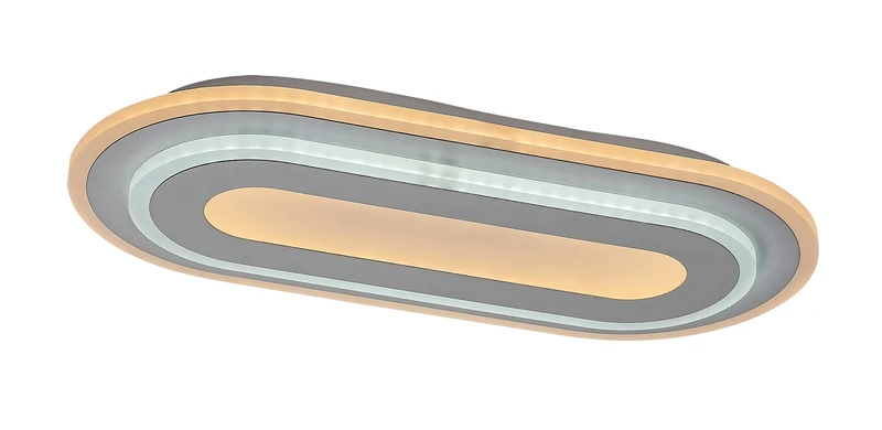 LED плафони Prue – LED плафон в бяло, 400×200мм, 40W, 3000K+6000K, 2460lm