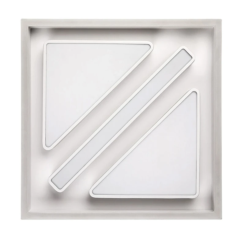 Gremin – LED плафон в бяло, 400×400мм, 73W, 3000-6000K, димируем с дистанционно