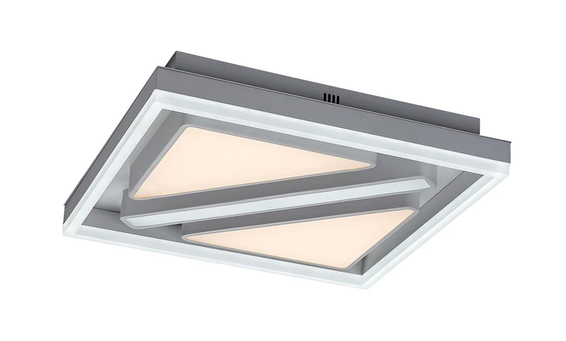 LED плафони Gremin – LED плафон в бяло, 400×400мм, 73W, 3000-6000K, димируем с дистанционно