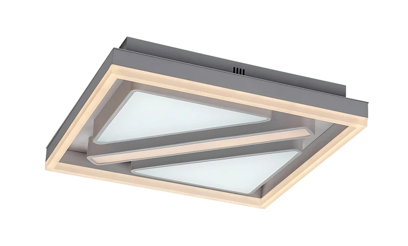 Gremin – LED плафон в бяло, 400×400мм, 73W, 3000-6000K, димируем с дистанционно