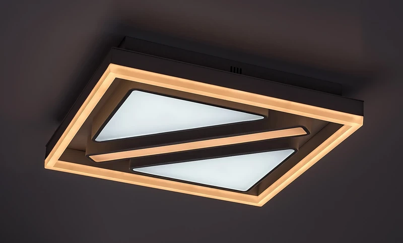 Gremin – LED плафон в бяло, 400×400мм, 73W, 3000-6000K, димируем с дистанционно
