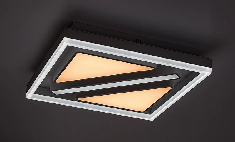 Gremin – LED плафон в бяло, 400×400мм, 73W, 3000-6000K, димируем с дистанционно