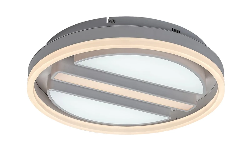 Gremin – LED плафон в бяло с дистанционно, Ø400мм, 55W, 3000-6000K