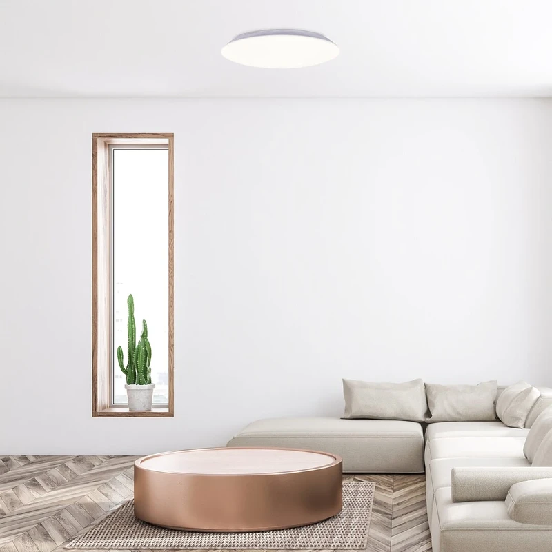 Rorik – LED плафон в бяло, Ø280мм, 18W, 4000K
