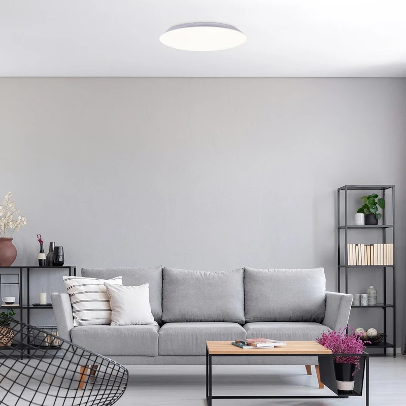 Rorik – LED плафон в бяло, Ø380мм, 24W, 4000K