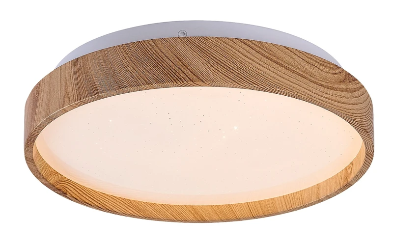 LED плафони Leana2 – LED плафон в бук с бял абажур, Ø260мм, 12W, 3000K