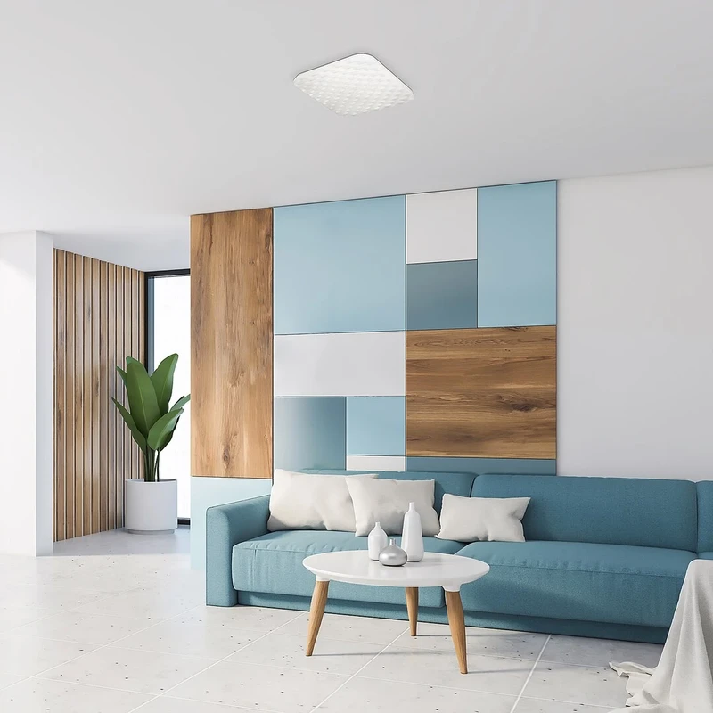 Eldrick2 – LED плафон в бяло, 330×330мм, 24W, 4000K