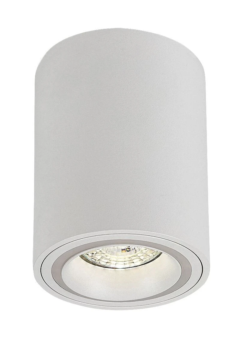 LED плафони Kobald – LED плафон за вграждане в бяло, Ø80мм, 1×GU10, IP20