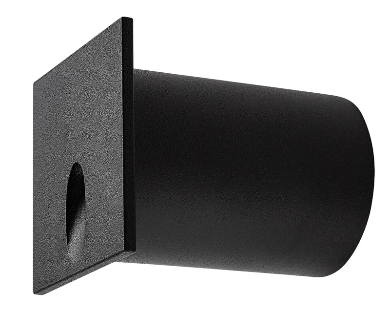 Boven – LED стенна лампа за стълби в черно, 65×60мм, 3W, 3000K, IP54
