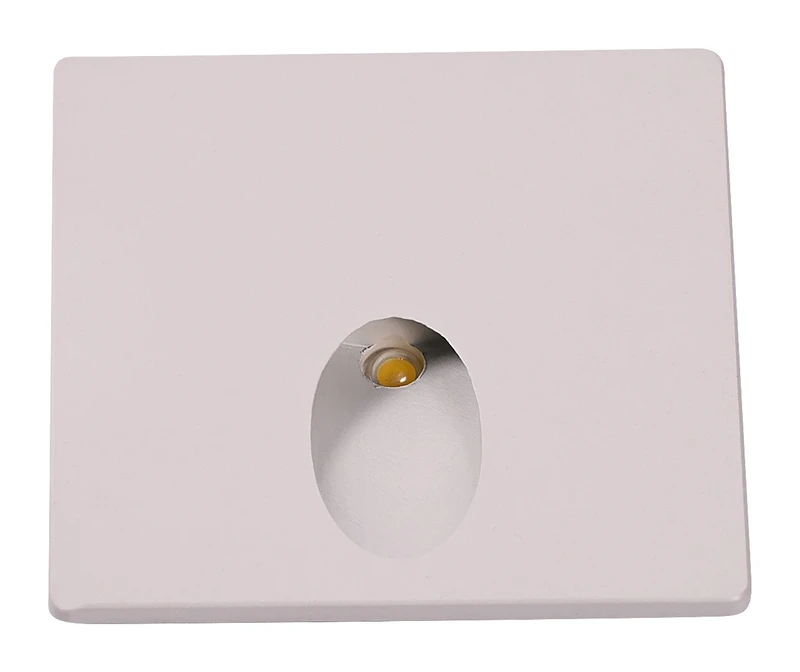 Boven – LED стенна лампа за стълби в бяло, 65×60мм, 3W, 3000K, IP54