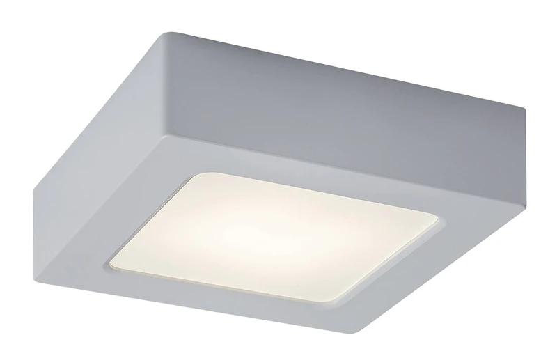 Shaun2 – LED плафониера в бяло, 120×120мм, 7W, 4000K