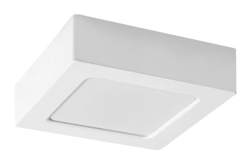 LED плафони Shaun2 – LED плафониера в бяло, 120×120мм, 7W, 4000K
