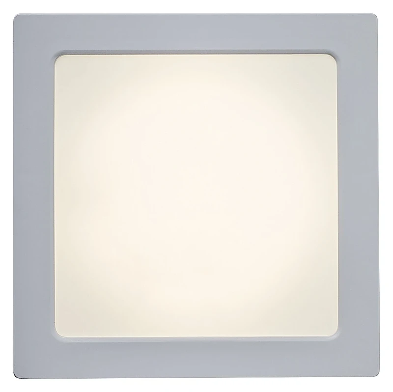 Shaun2 – LED плафон за вграждане в бяло, 165×165мм, 15W, 4000K