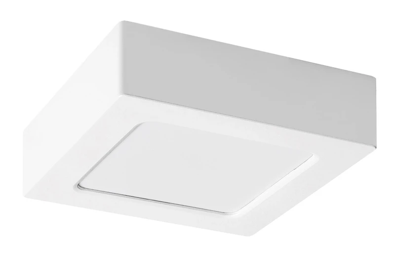 LED плафони Shaun2 – LED плафон за вграждане в бяло, 120×120мм, 7W, 3000K