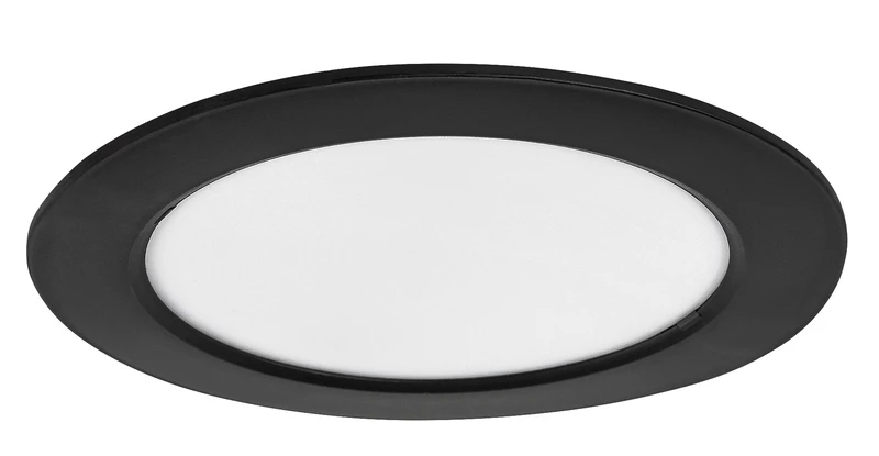 Shaun2 – LED вградена лампа в черно/бяло, Ø170мм, 12W, 3000K
