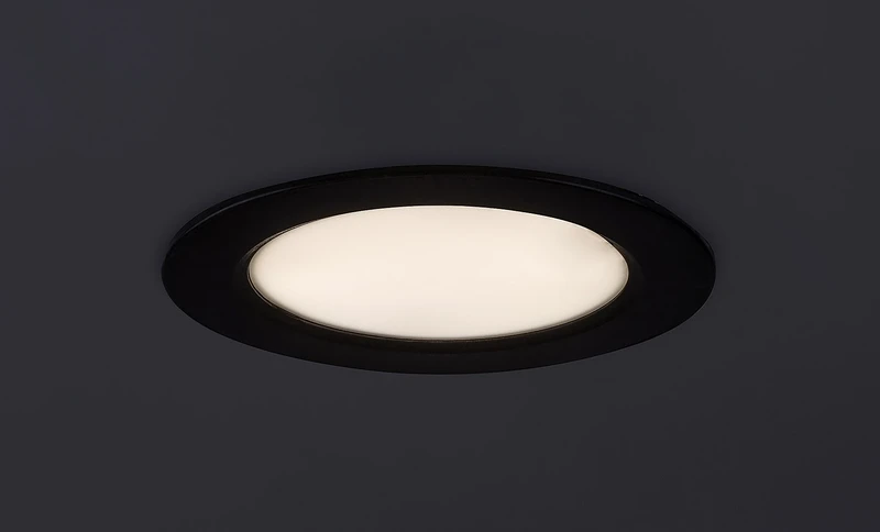 Shaun2 – LED вградено осветление в черно/бяло, Ø120мм, 6W, 4000K
