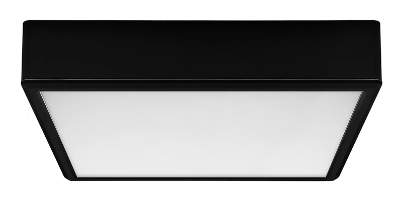 LED плафони Lauri – LED плафон за вграждане в черно/бяло, 215×215мм, 22W, 3000-6000K