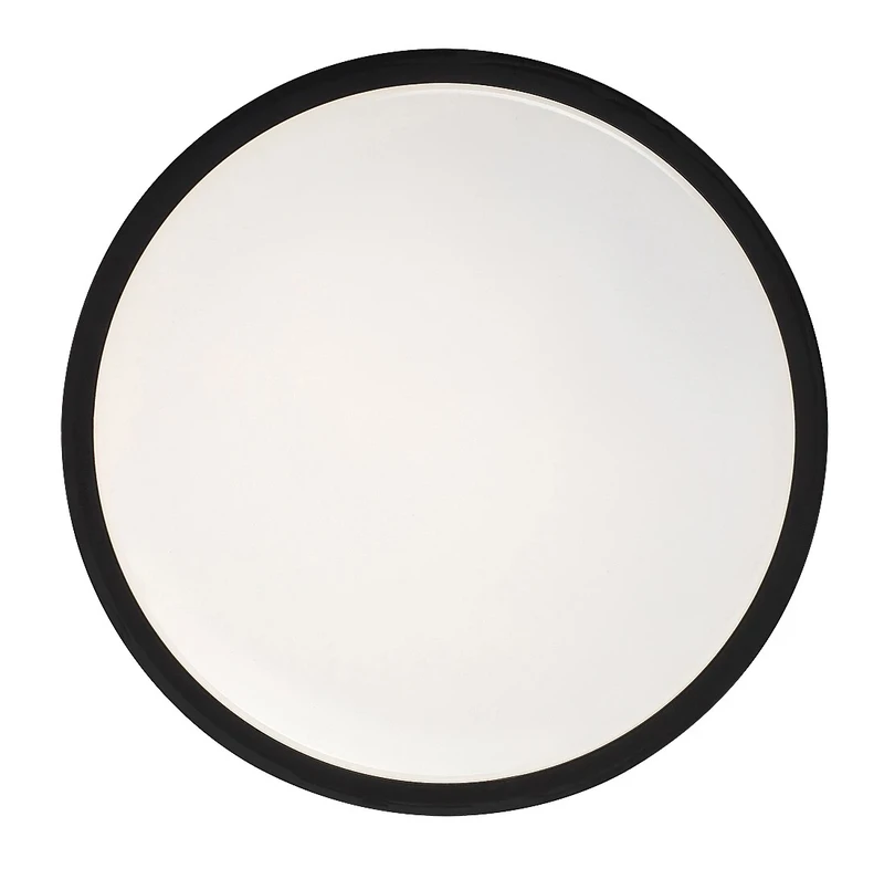 Samira – LED плафон за баня в черно/бяло, Ø250мм, 18W, 4000K, IP44