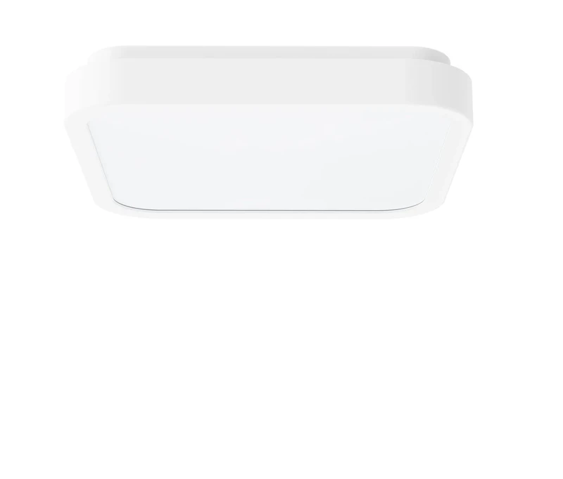 Осветление за баня Samira – LED плафон за баня в бяло, 250×250мм, 18W, 4000K, IP44